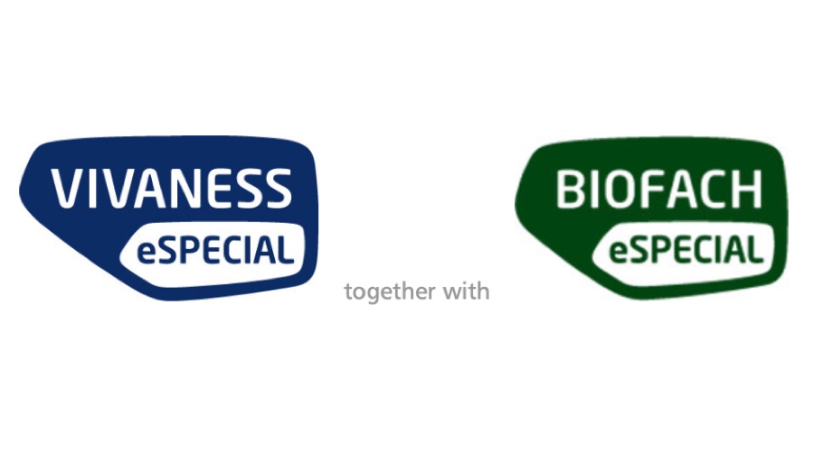 Logos of BIOFACH and VIVANESS together