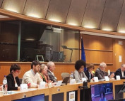 People at EU Parliament event