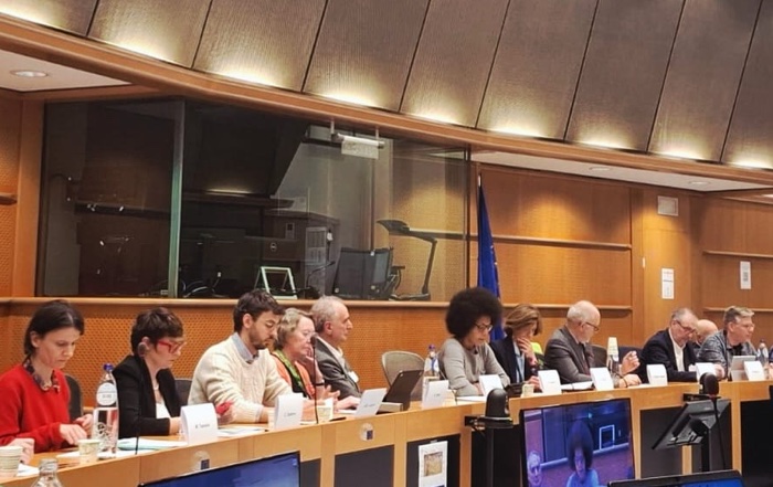 People at EU Parliament event